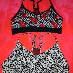 PINK Victoria's Secret Black Ultimate Sports Bras